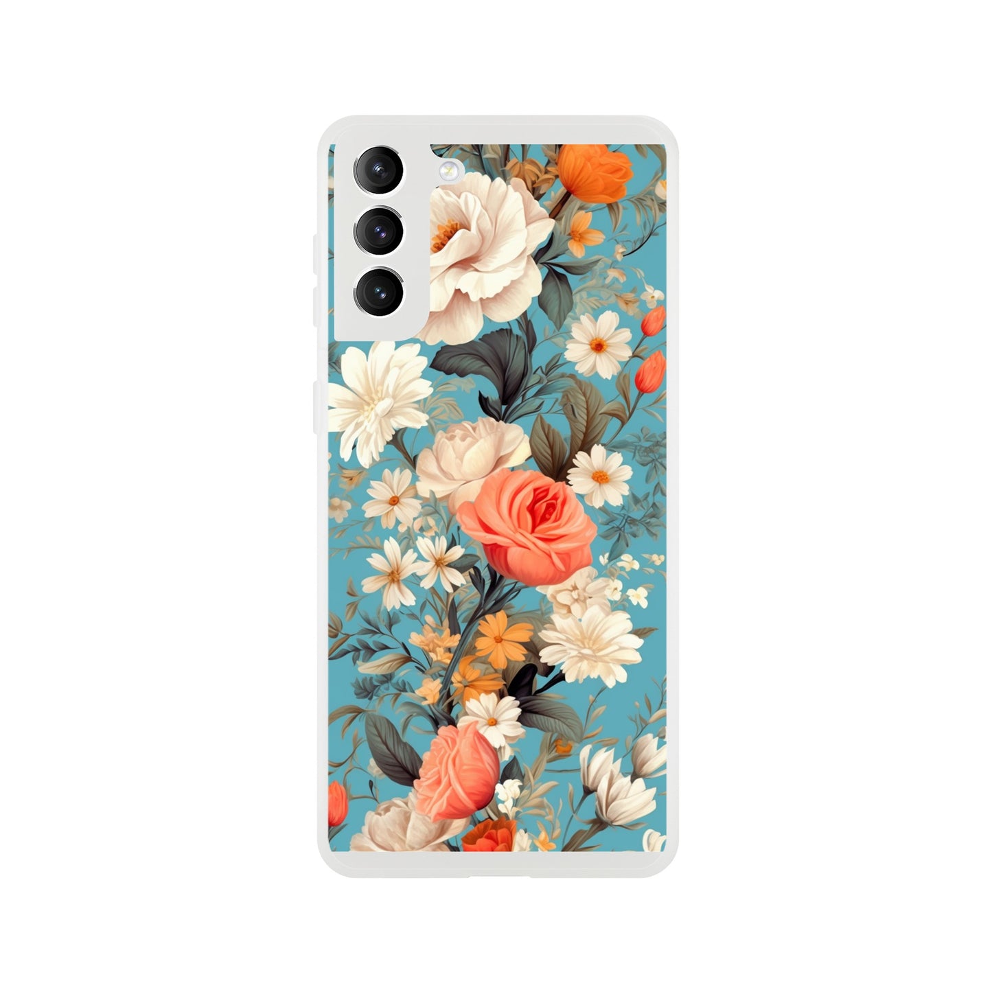 Blue Floral Flexi case