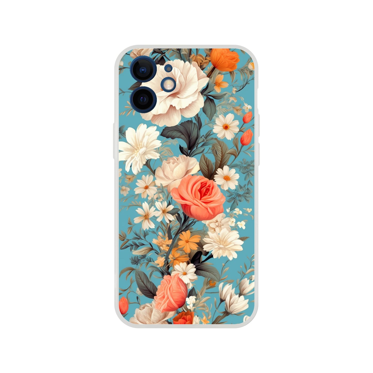 Blue Floral Flexi case