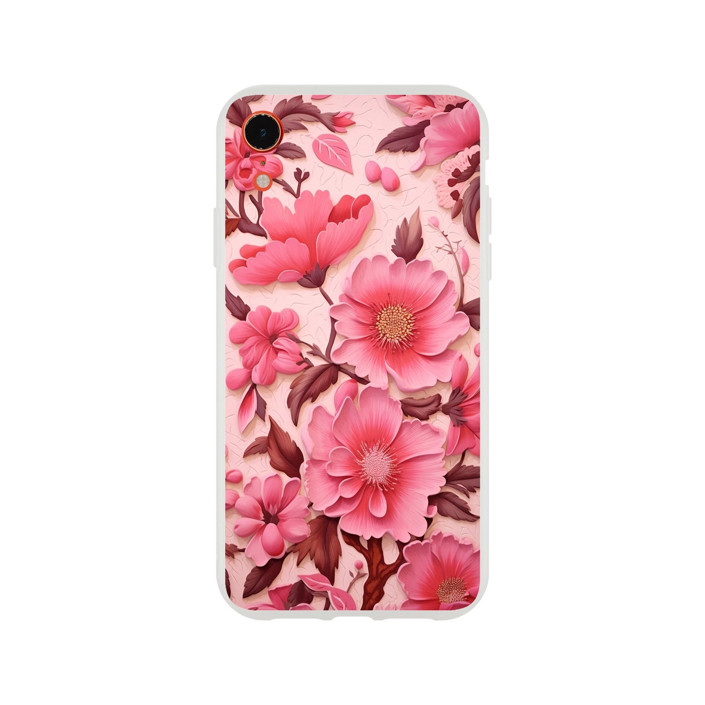 Pink Floral Flexi case