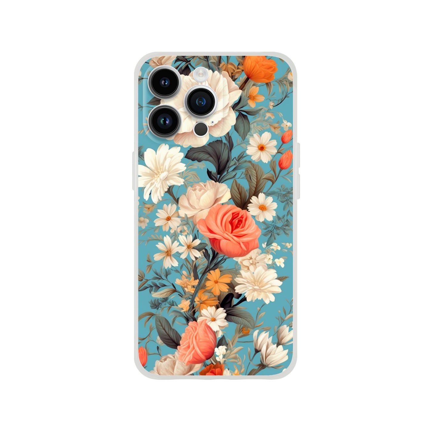 Blue Floral Flexi case