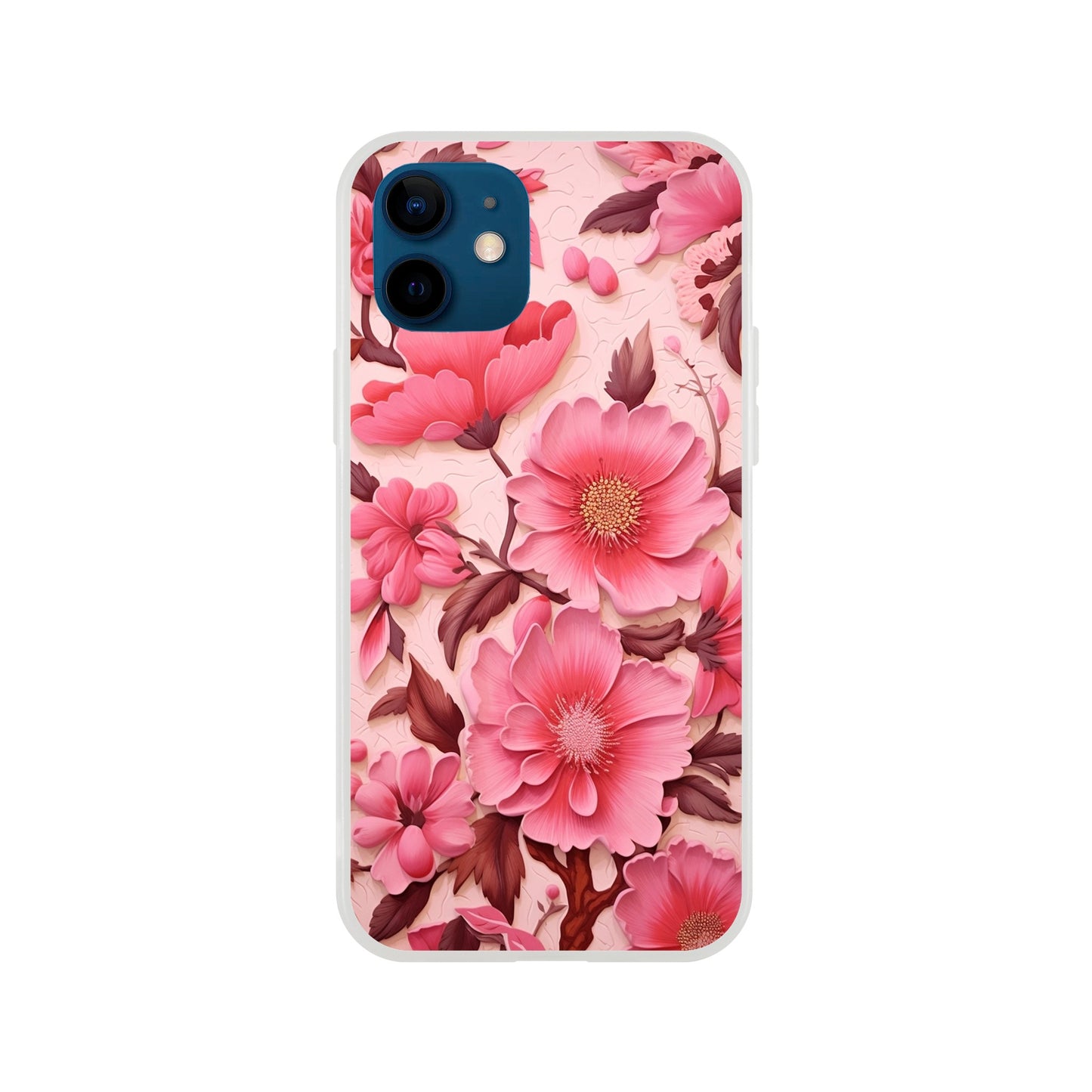 Pink Floral Flexi case