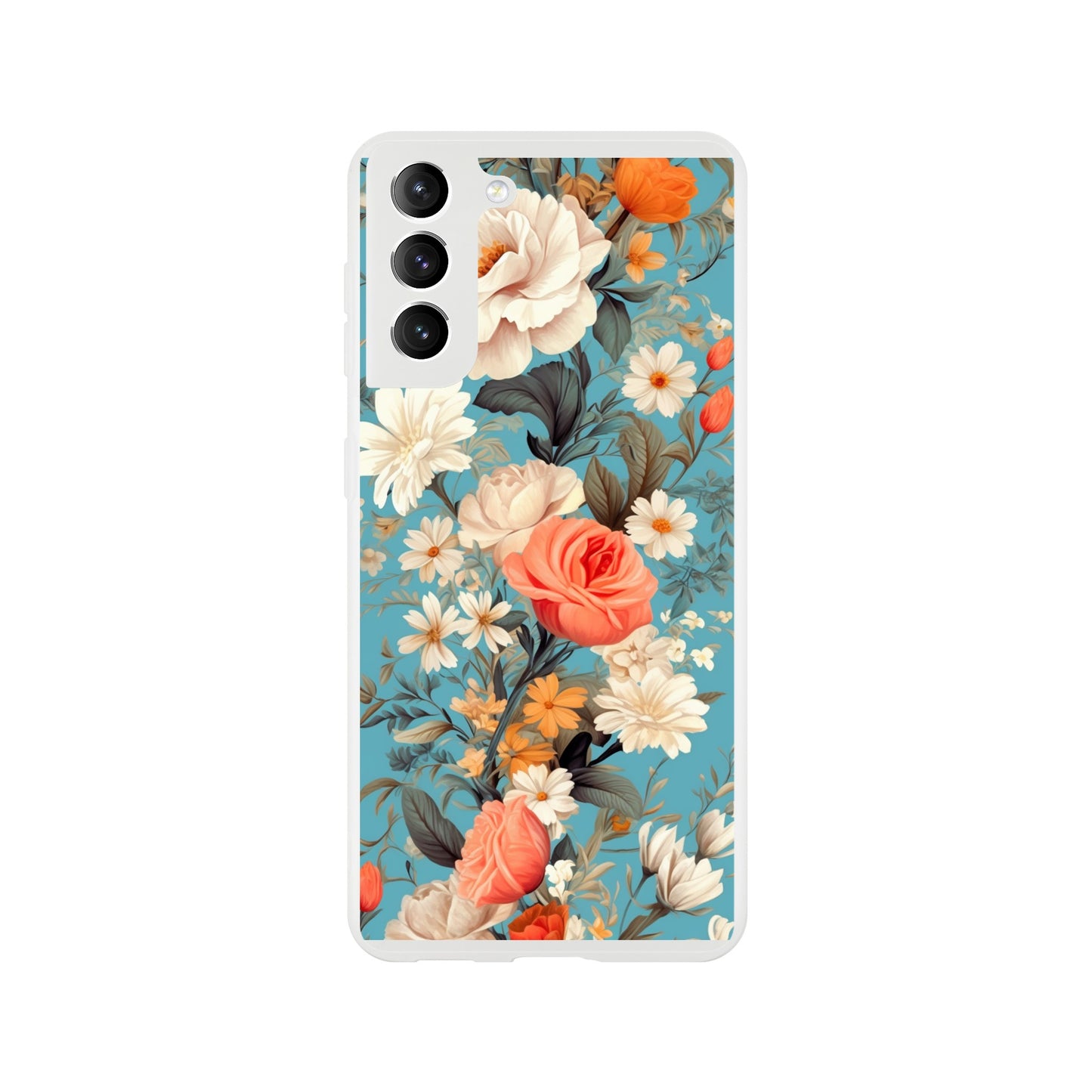 Blue Floral Flexi case