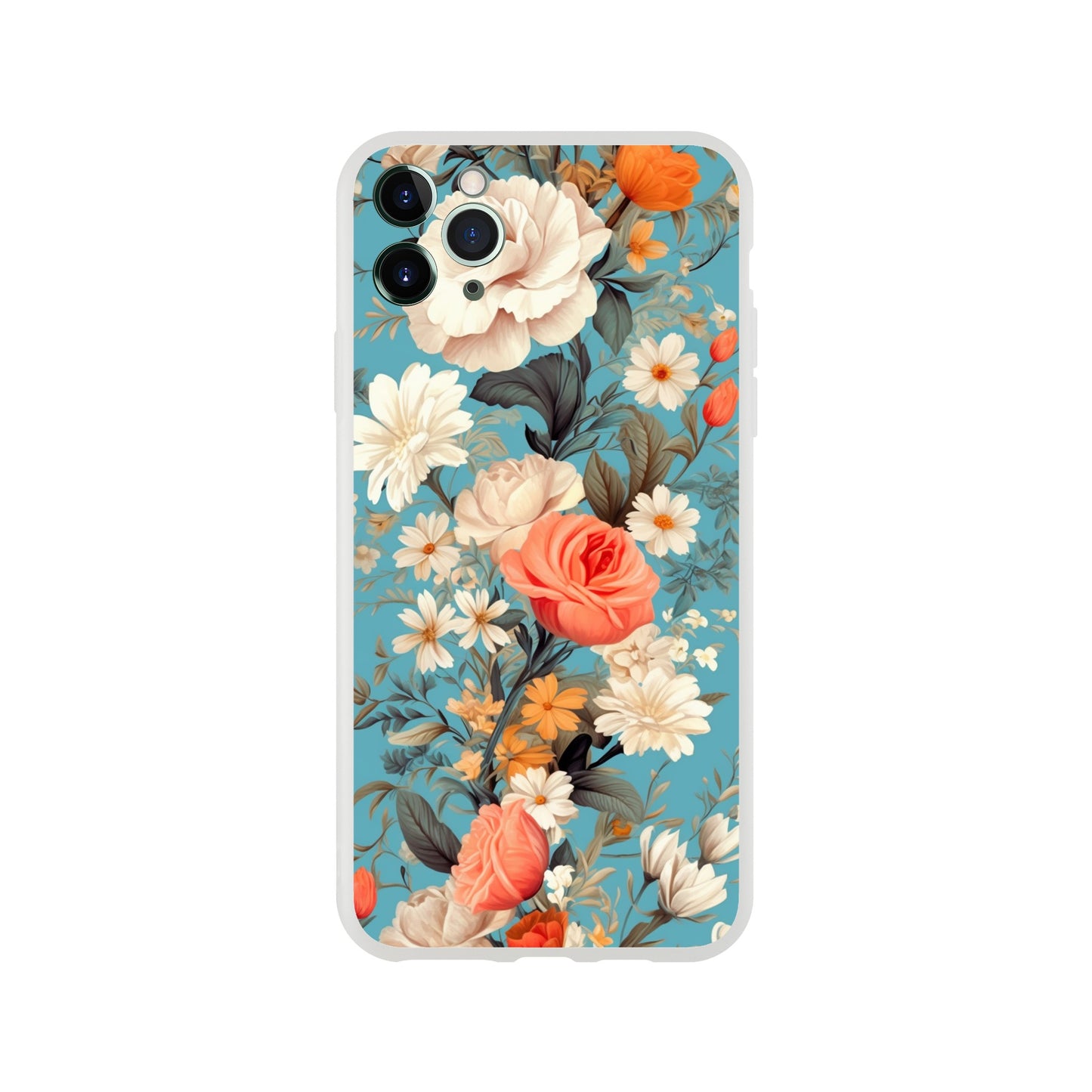 Blue Floral Flexi case