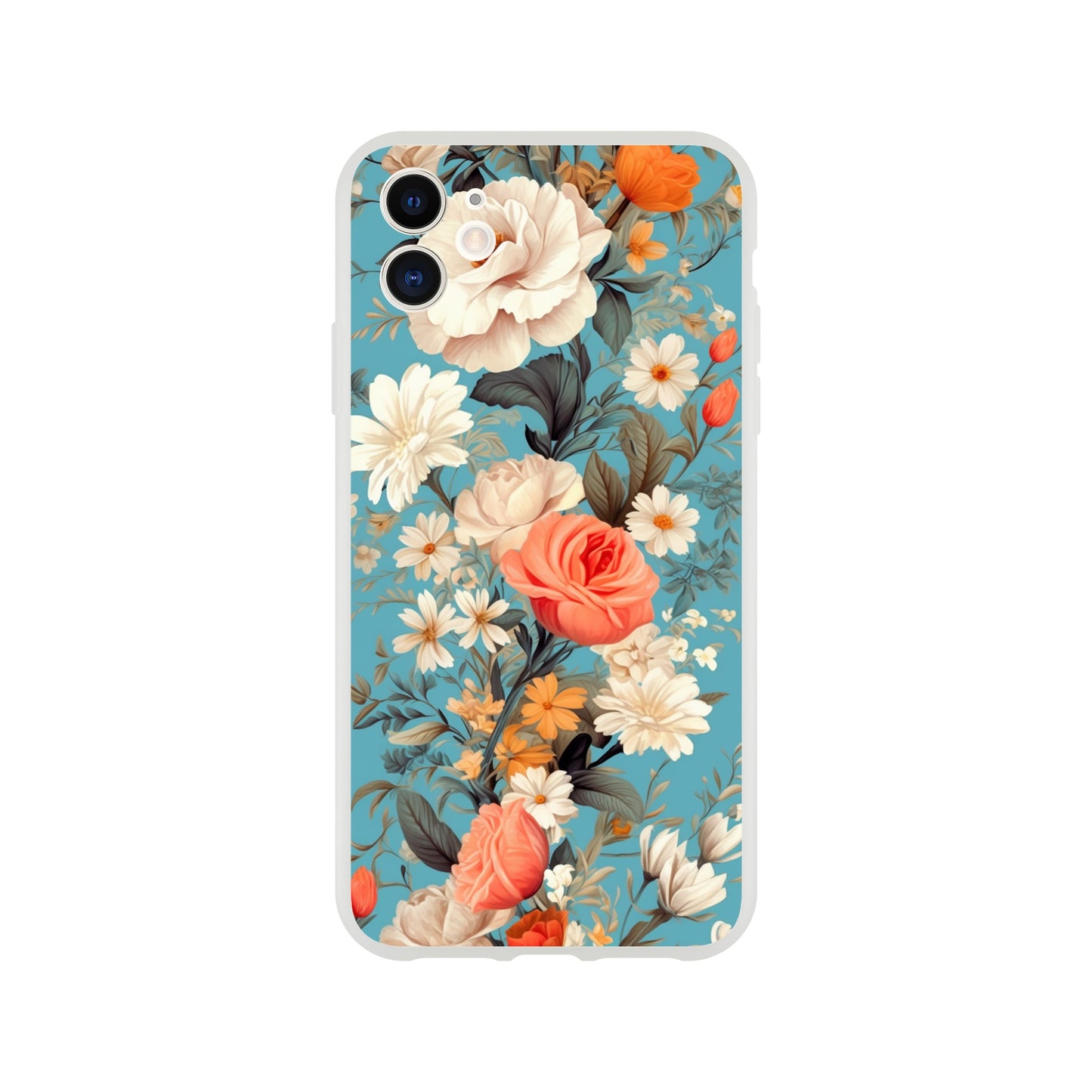 Blue Floral Flexi case