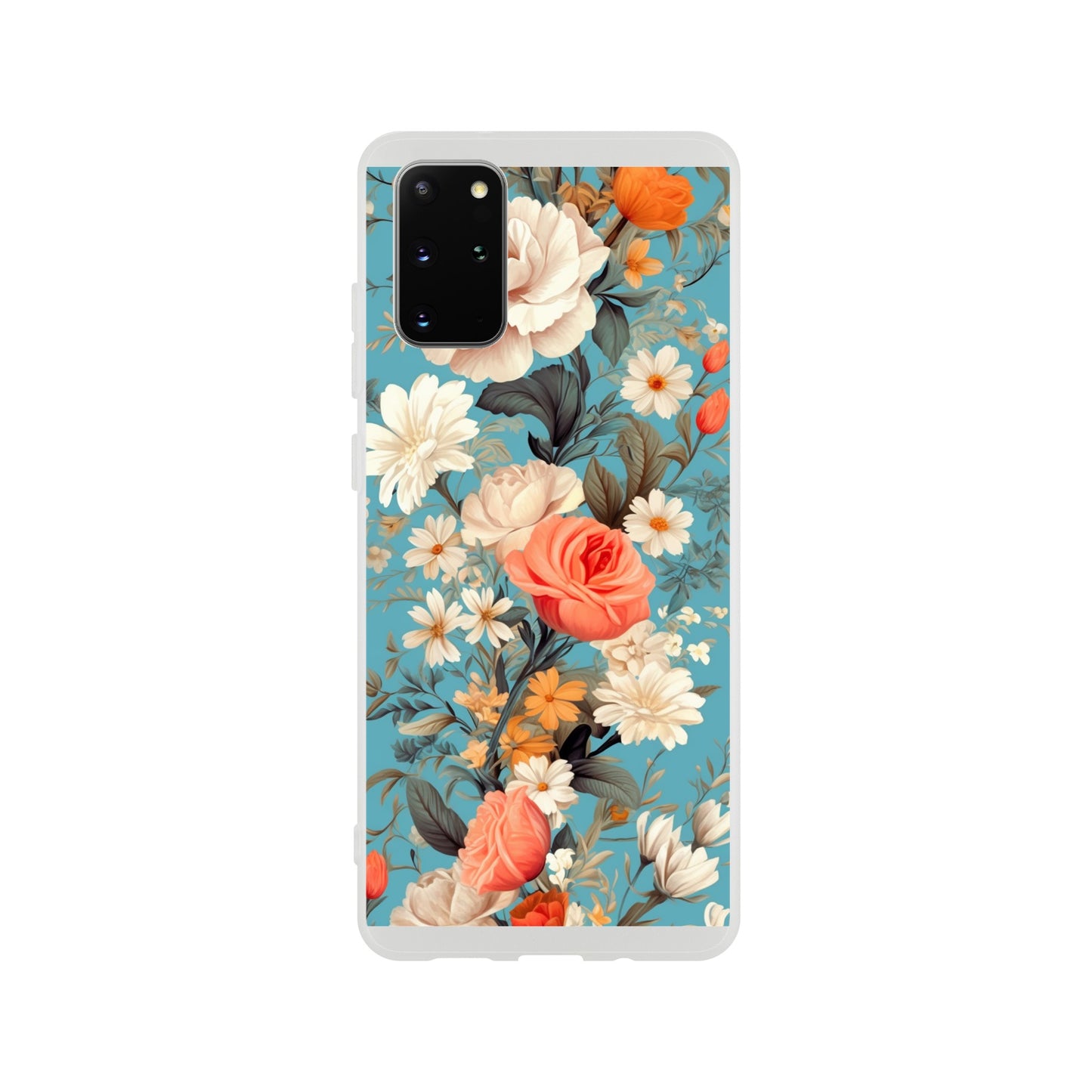 Blue Floral Flexi case