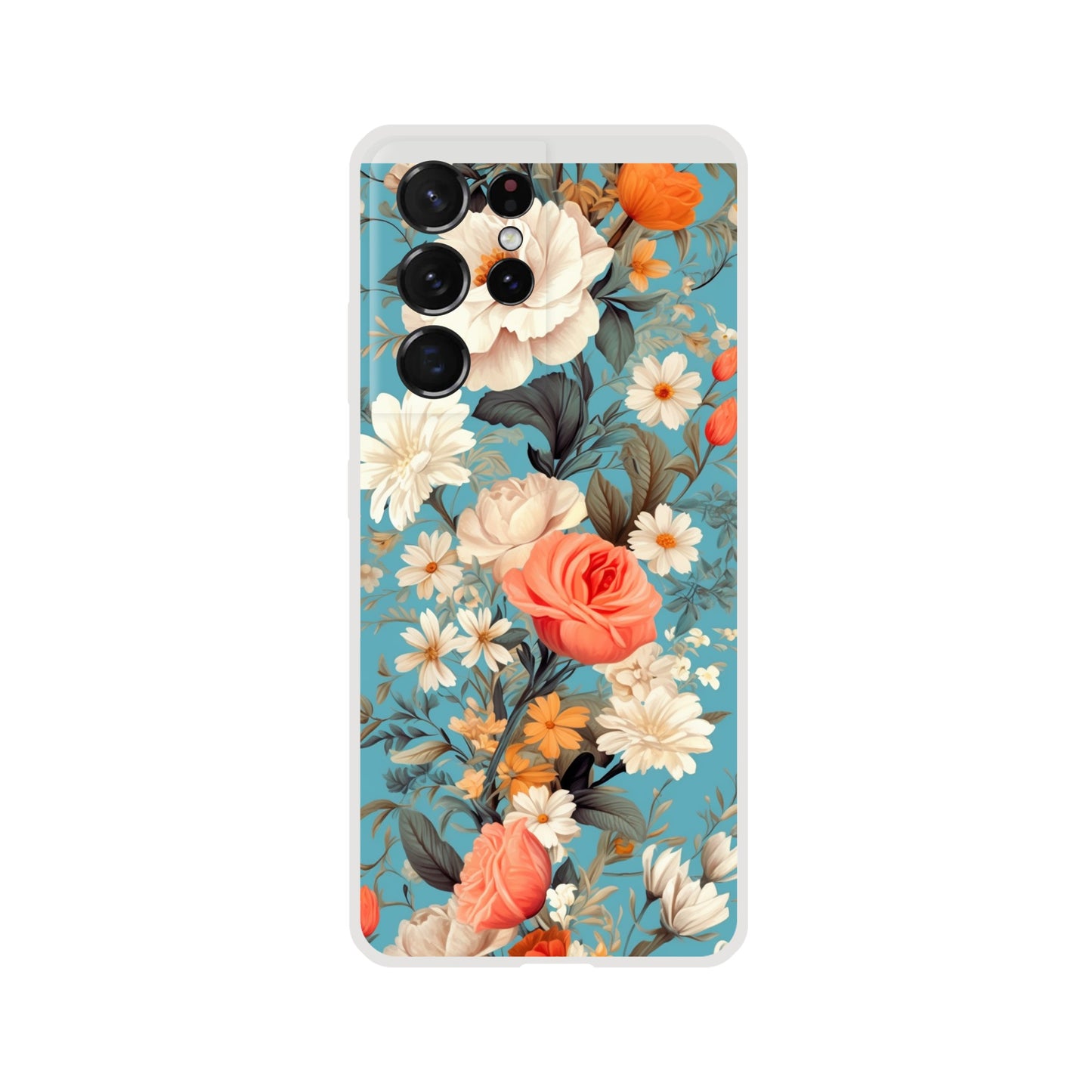 Blue Floral Flexi case