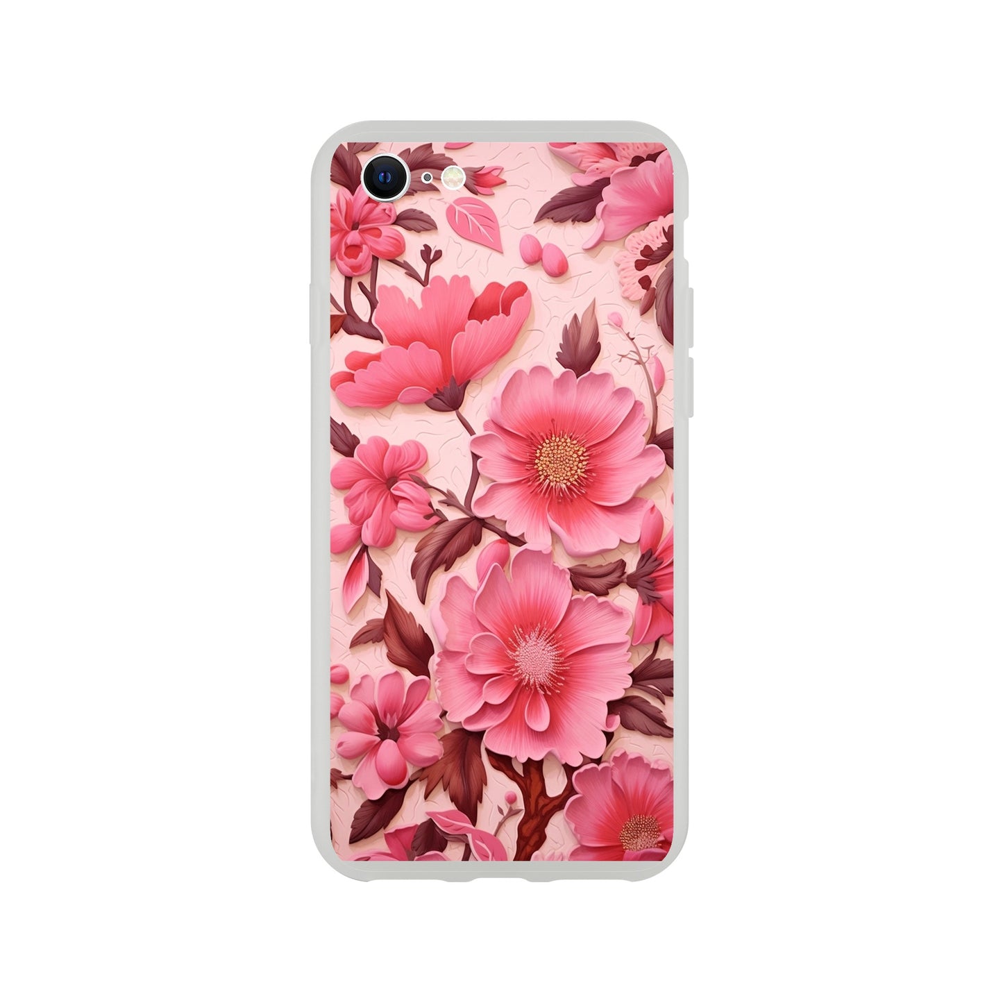 Pink Floral Flexi case