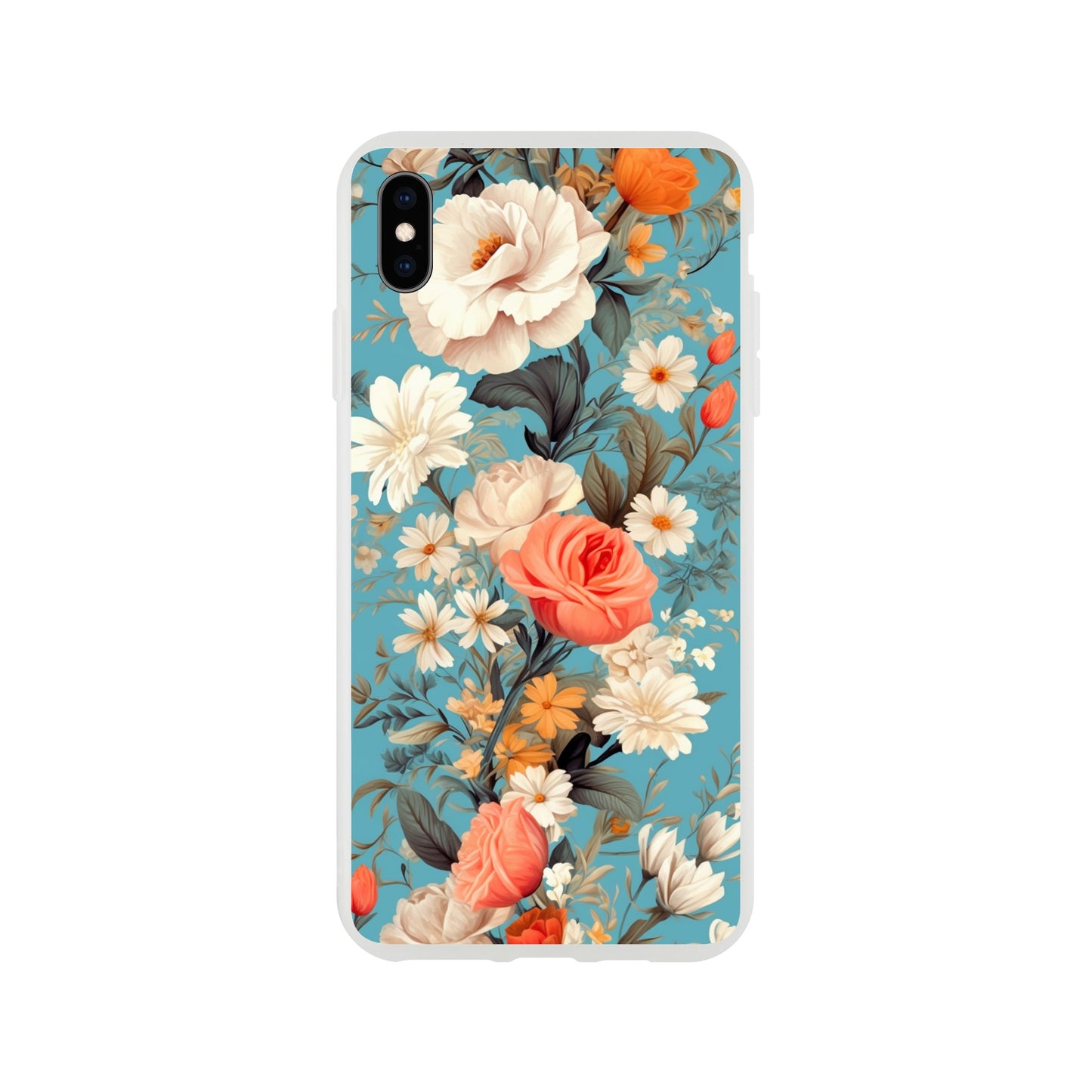 Blue Floral Flexi case