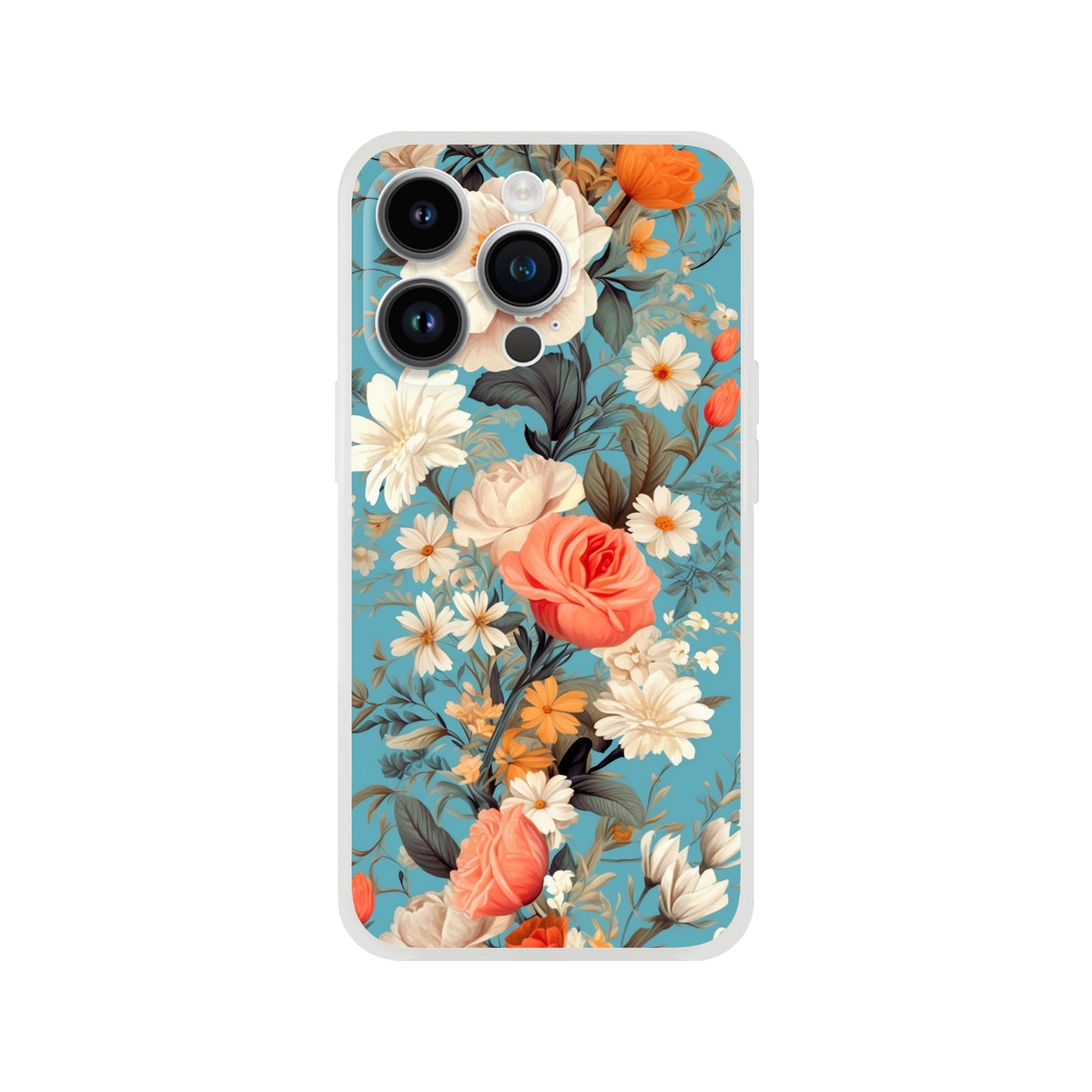 Blue Floral Flexi case