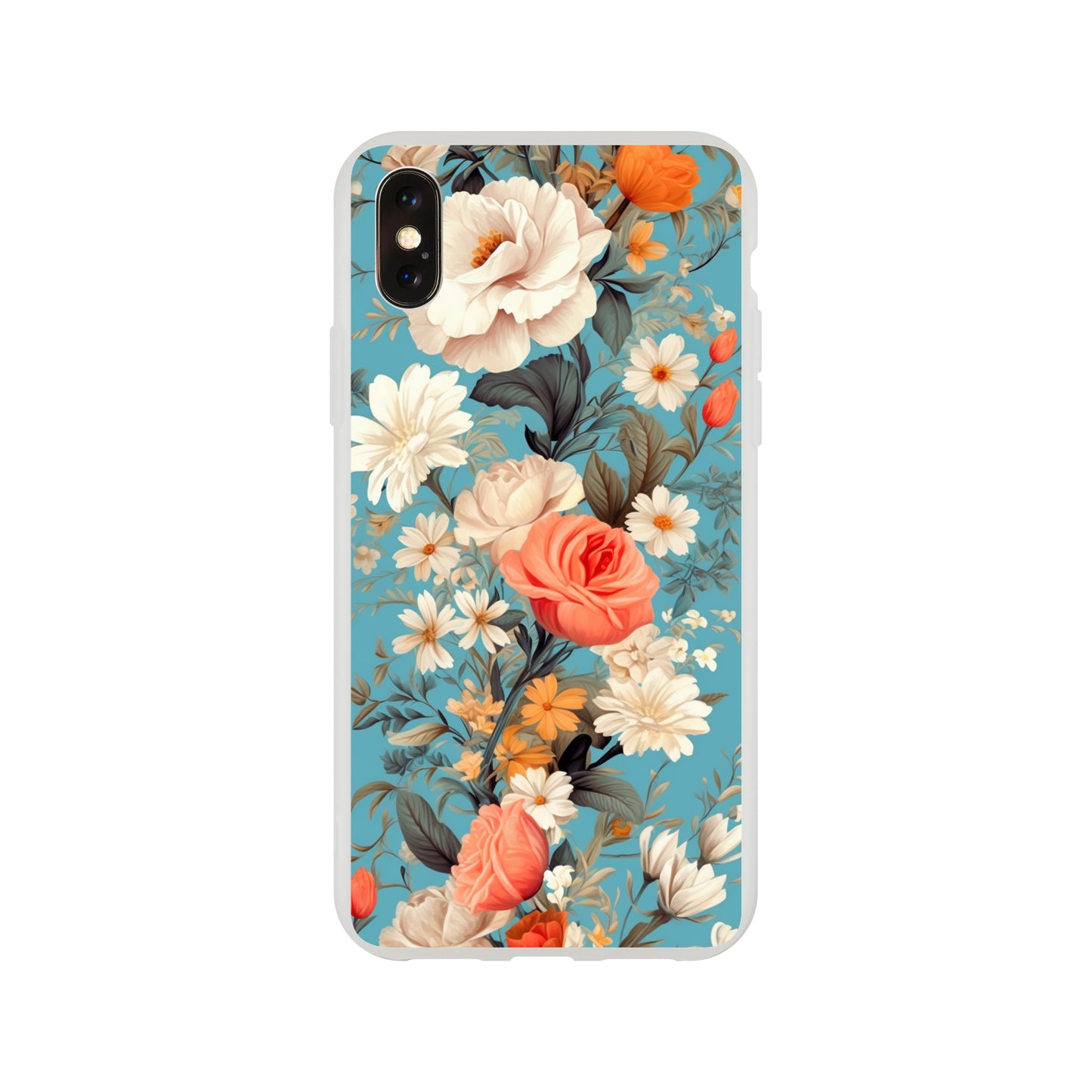 Blue Floral Flexi case