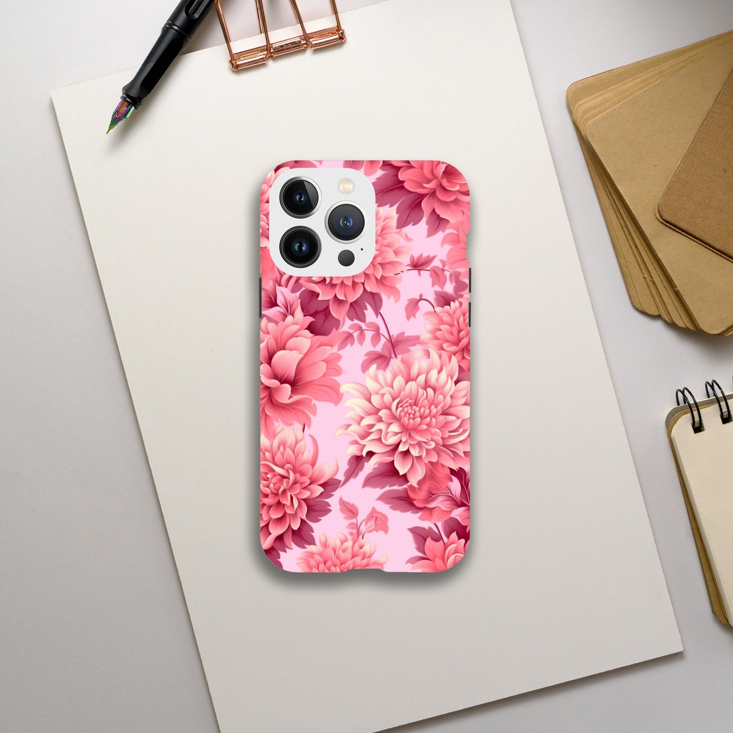 Pink Floral Tough case