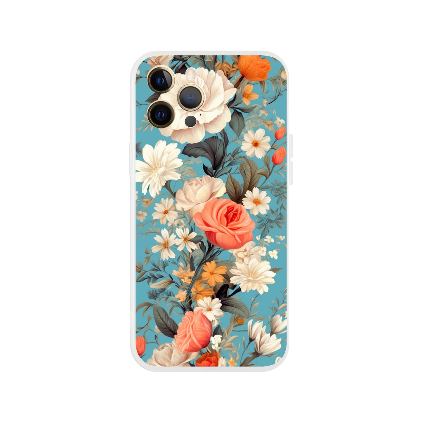 Blue Floral Flexi case