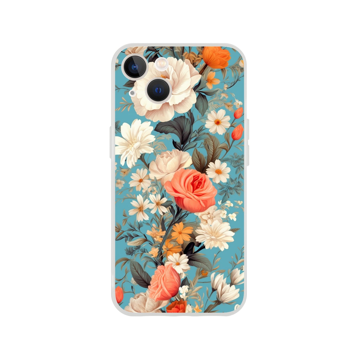 Blue Floral Flexi case