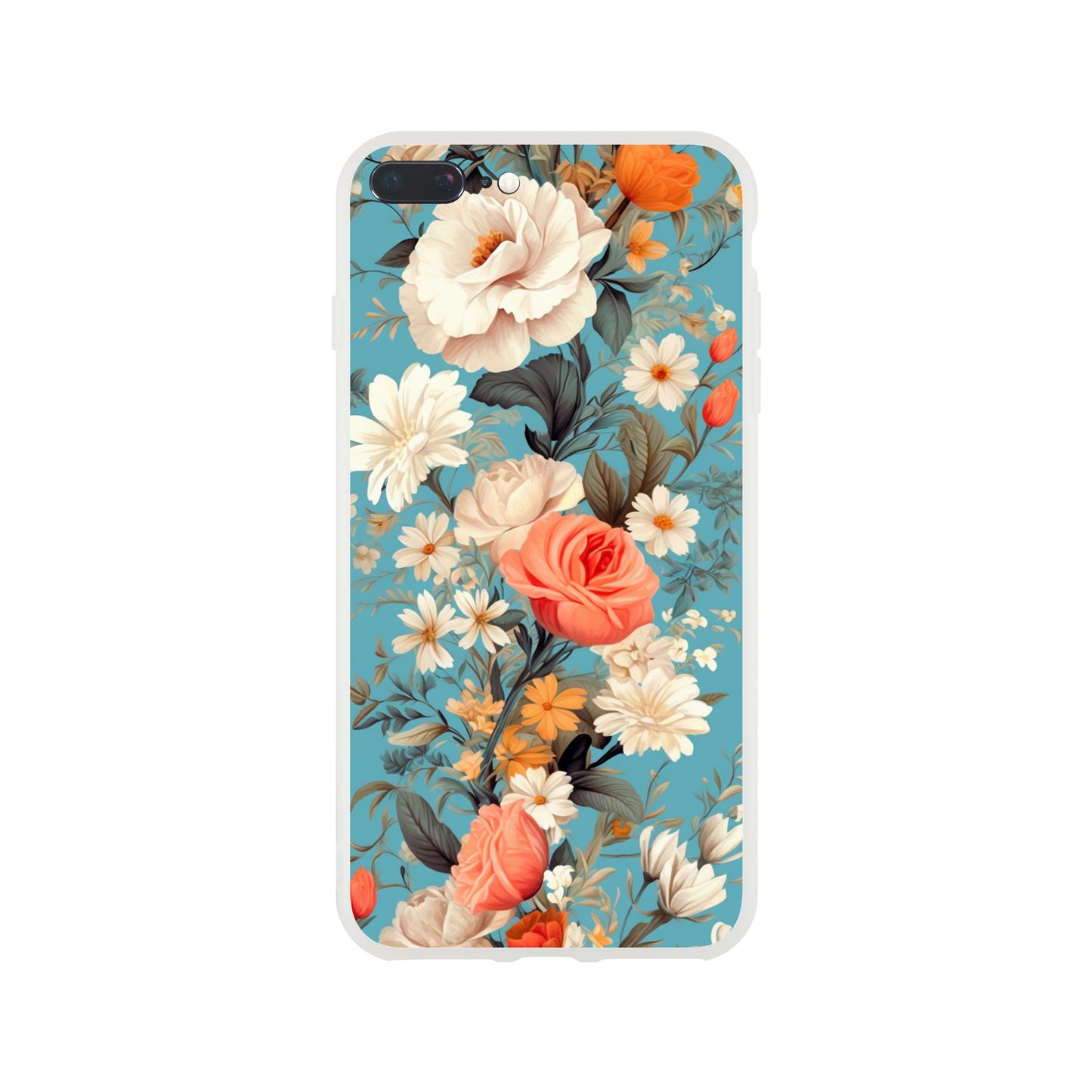 Blue Floral Flexi case