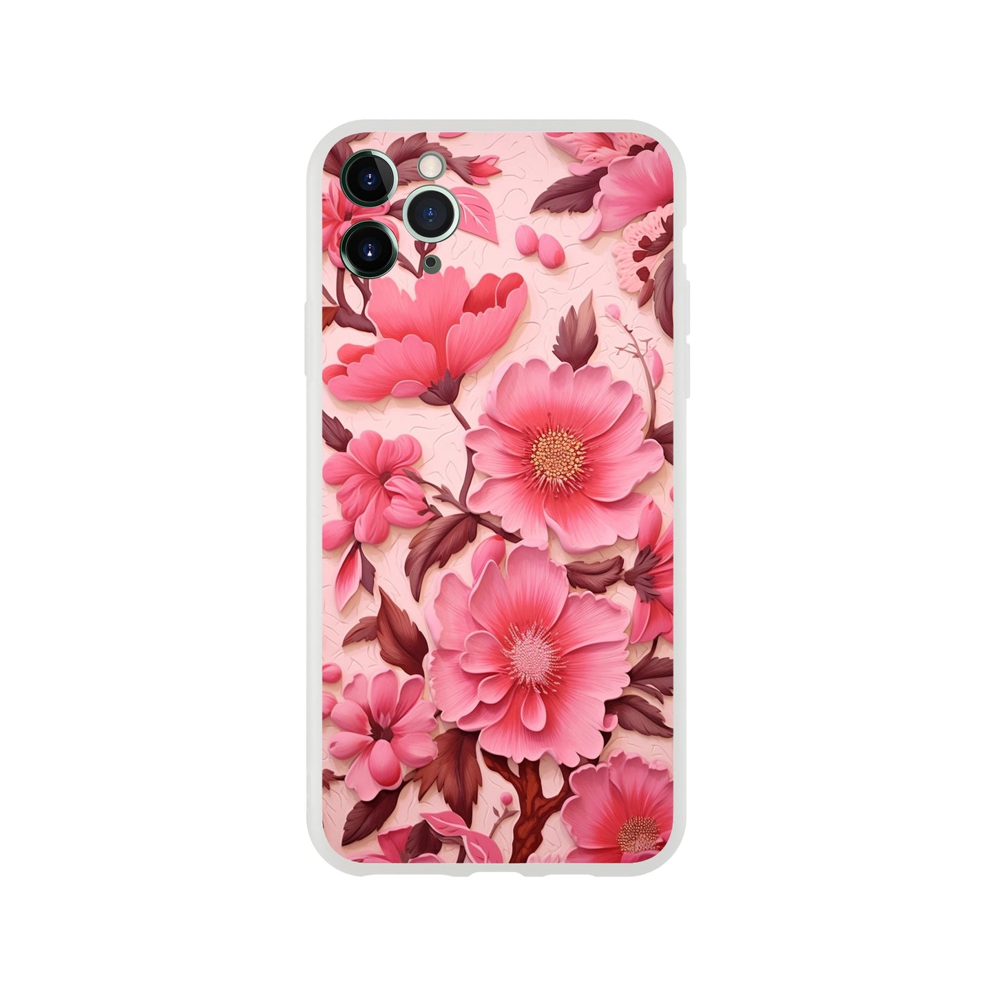 Pink Floral Flexi case