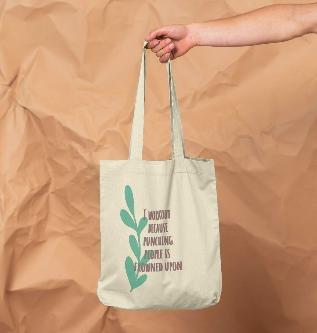 Punching People Is Frowned Upon Tote Bag