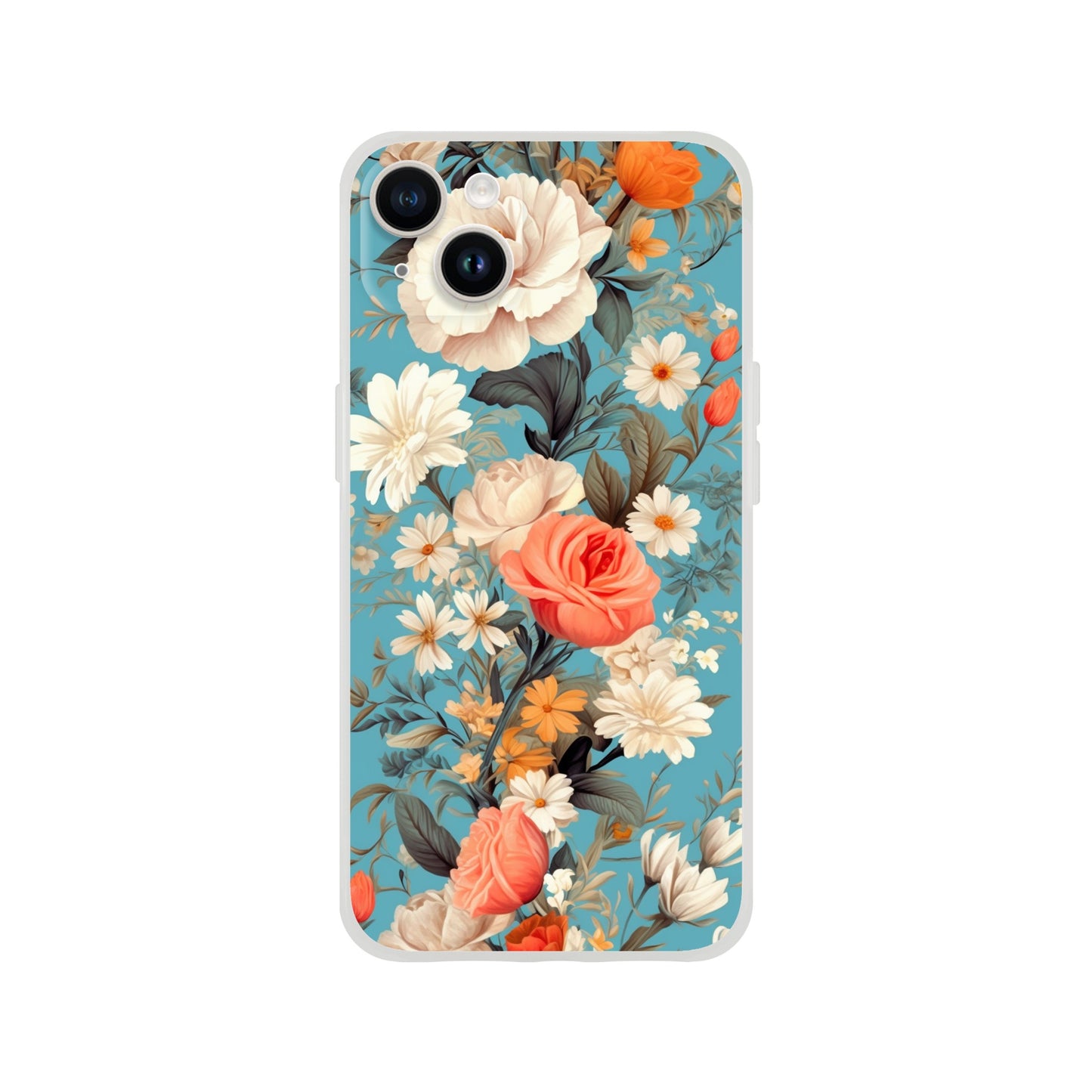 Blue Floral Flexi case