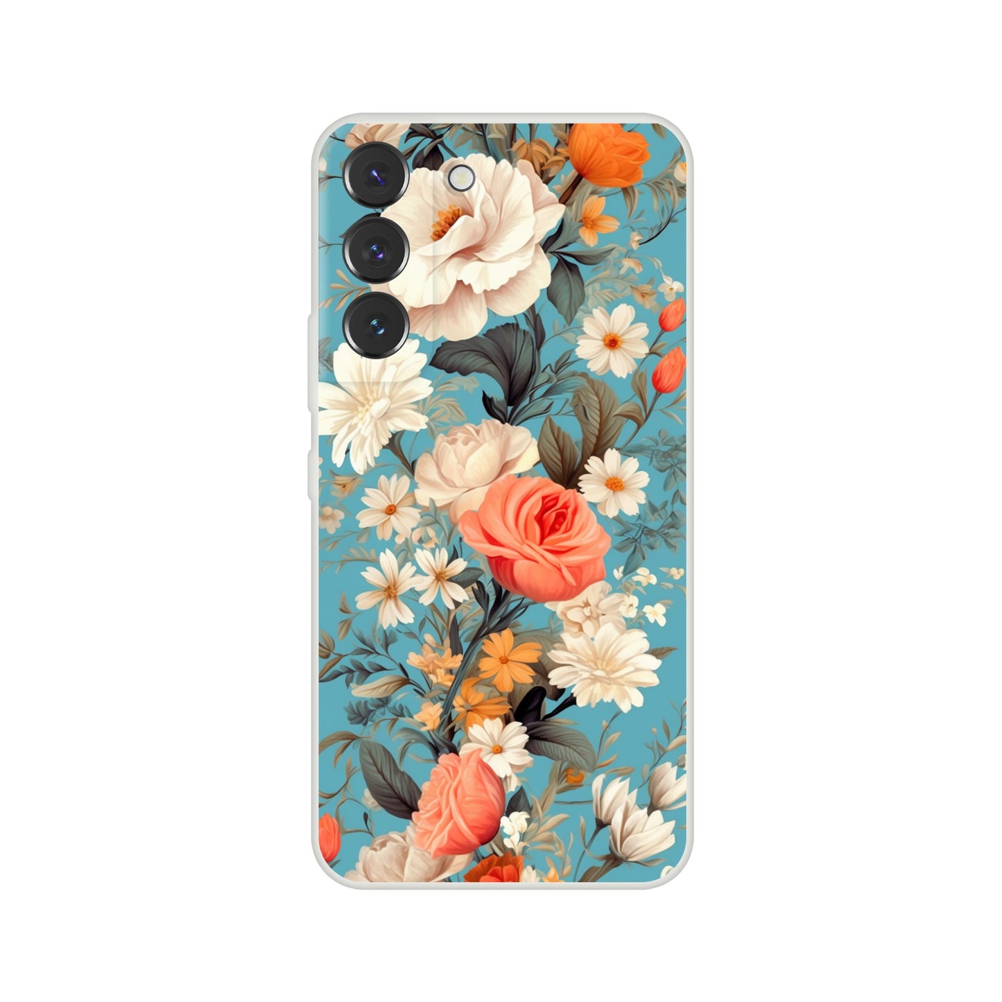 Blue Floral Flexi case