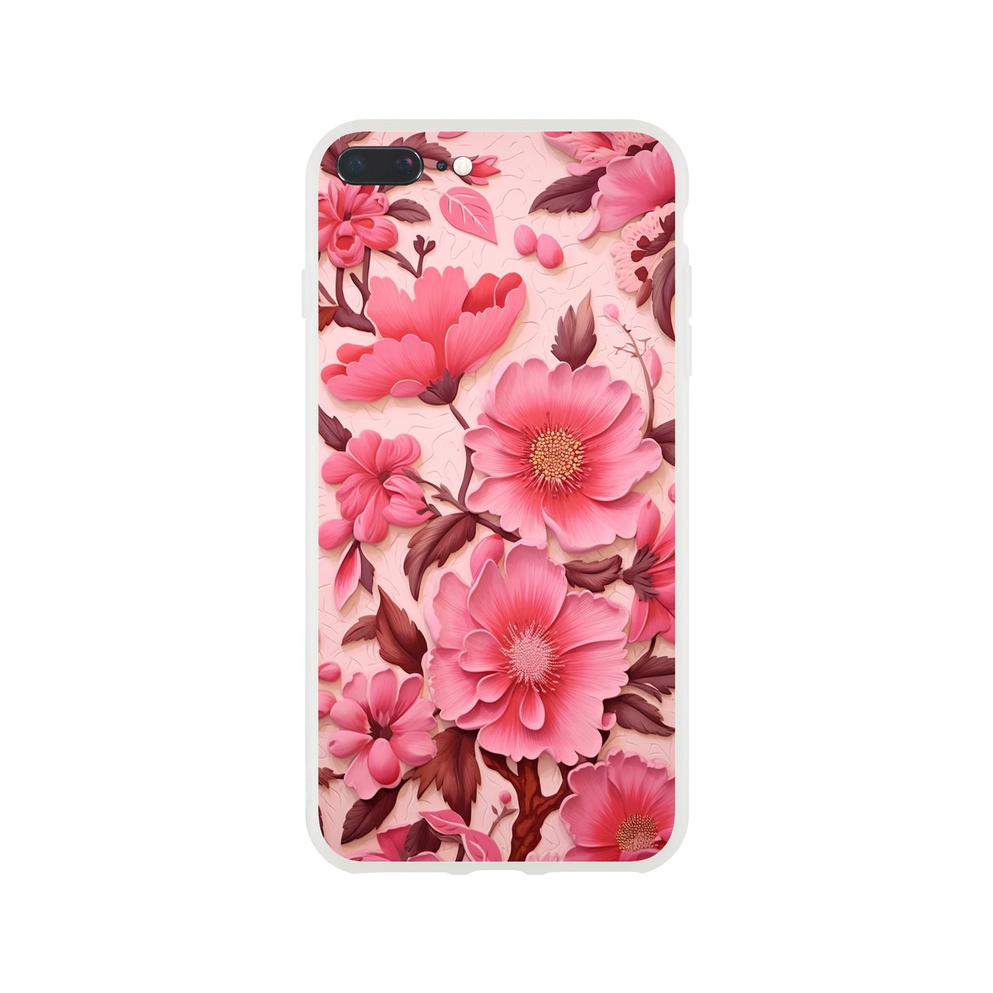 Pink Floral Flexi case