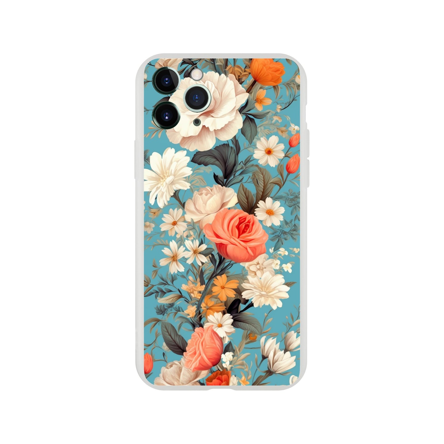 Blue Floral Flexi case