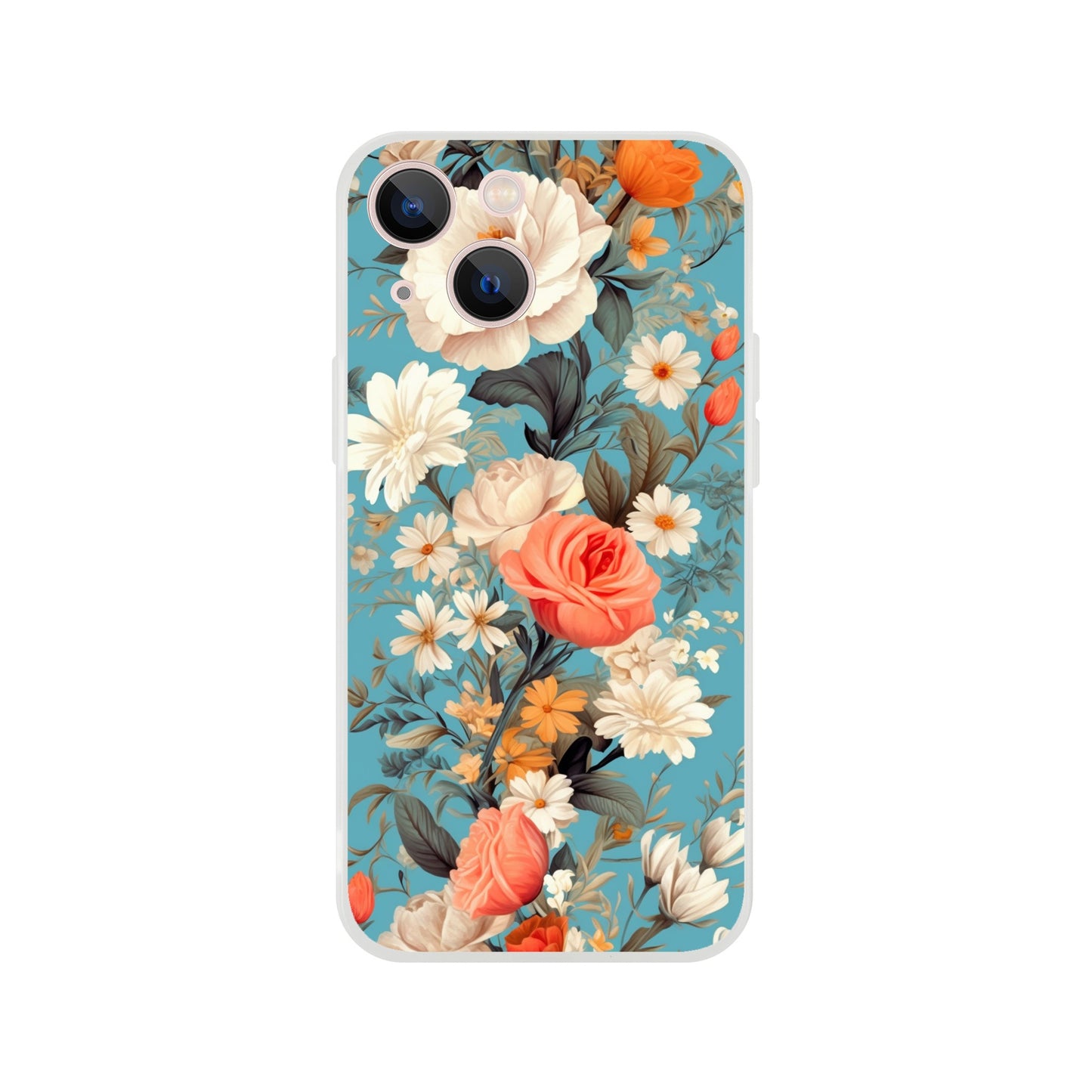 Blue Floral Flexi case