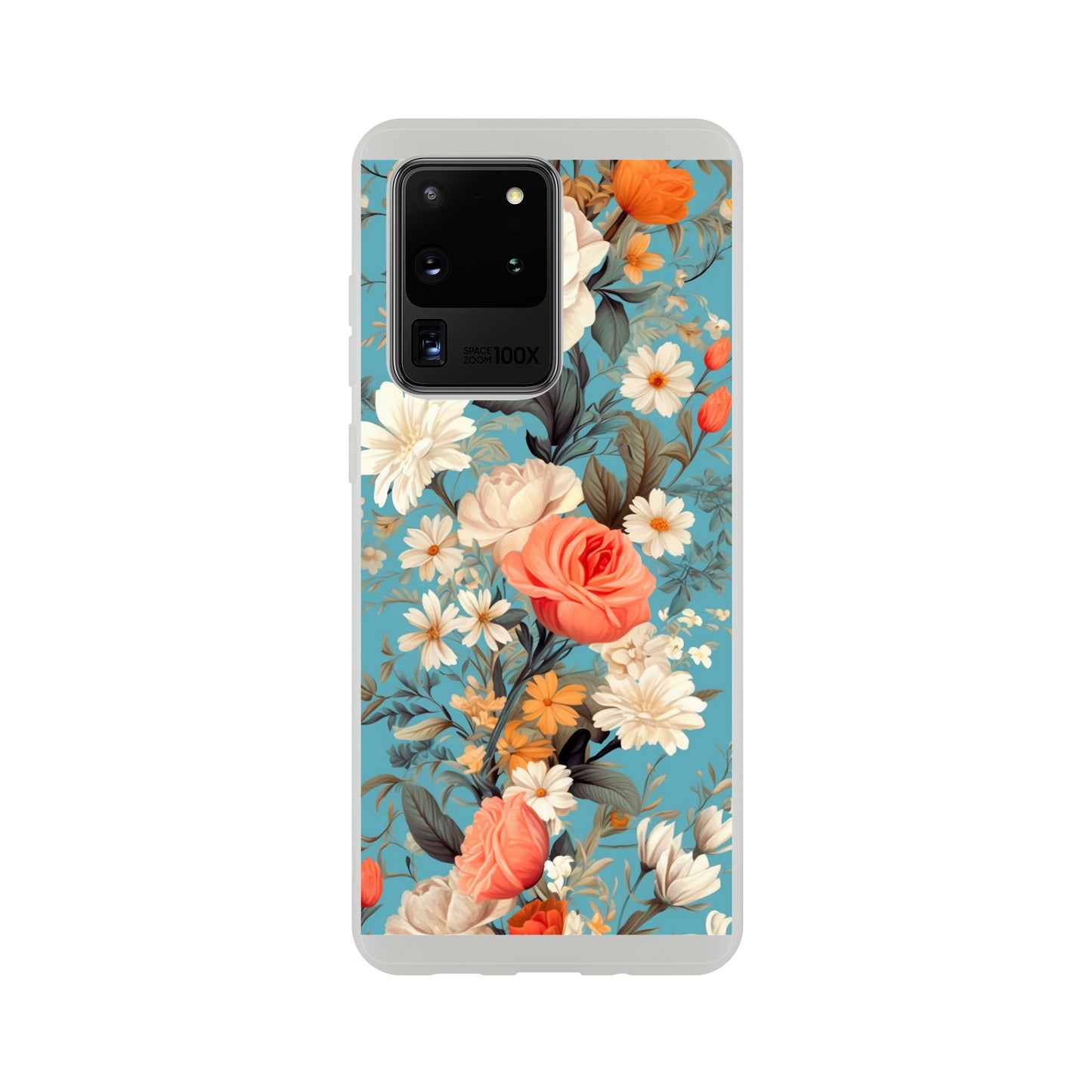 Blue Floral Flexi case