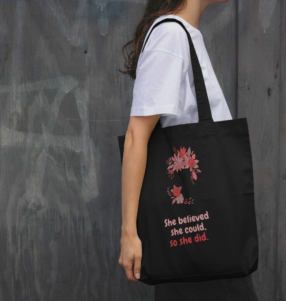 She Believed She Could Tote Bag